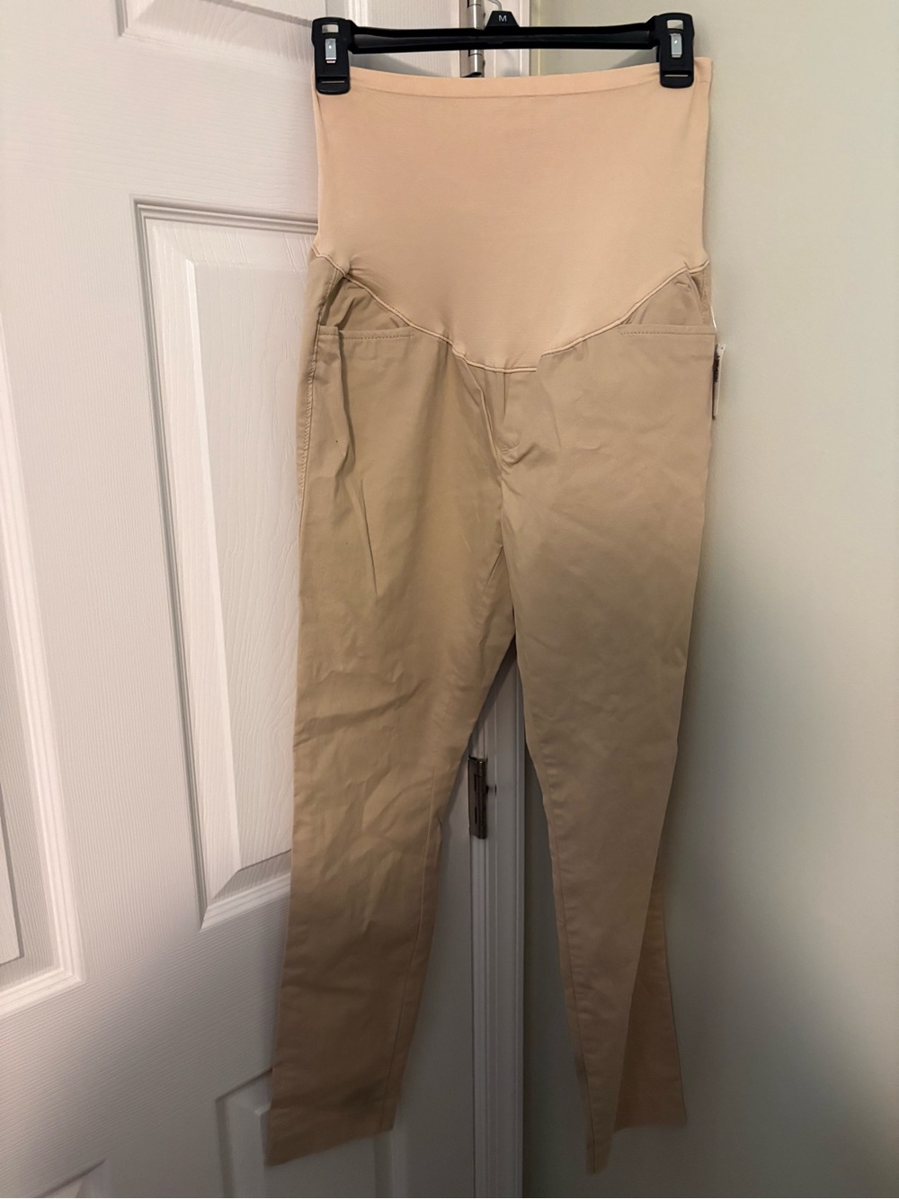 Khaki maternity pants- old navy pixie